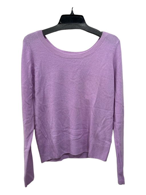 Vince Size M Lavender Purple Cashmere Scoop Neck Long Sleeve Ribbed Sweater Lavender Purple / M