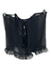 Savage X Fenty Size 1X Black Poliamide Mesh Tie Detail Corset Lingerie Black / 1X
