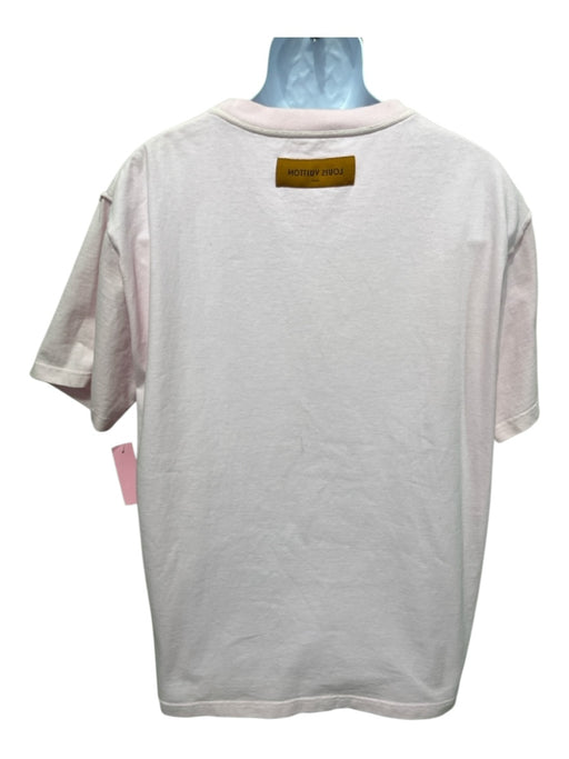 Louis Vuitton Size XXL Pink Cotton Solid T shirt Crew Men's Short Sleeve Pink / XXL