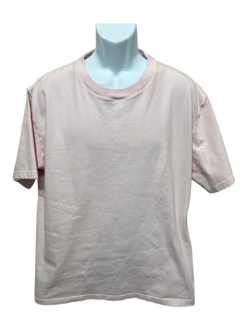 Louis Vuitton Size XXL Pink Cotton Solid T shirt Crew Men's Short Sleeve Pink / XXL
