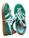 Gola Shoe Size 8.5 Green Suede & Leather Color & Fabric Block Lace Up Sneakers Green / 8.5