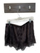 Brit the Label Size L Chocolate Brown Polyester Elastic Waist Lace Trim Shorts Chocolate Brown / L