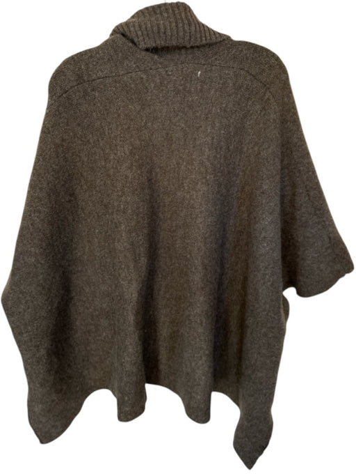 Look Size One Size Brown Batwing Open Front Sweater Brown / One Size