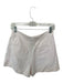 Joie Size 8 Cream Cotton High Waist Pleats Front Pockets Shorts Cream / 8