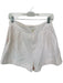 Joie Size 8 Cream Cotton High Waist Pleats Front Pockets Shorts Cream / 8