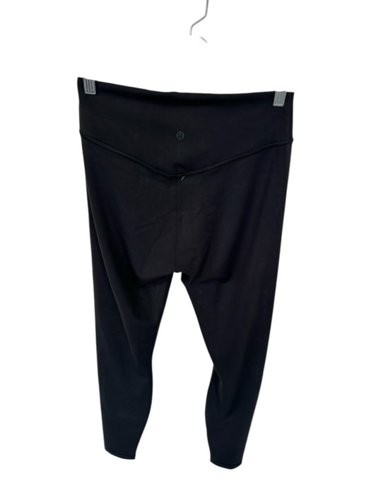 Lululemon Size 8 Black Nylon Blend High Waist Athletic Leggings Black / 8