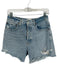 Agolde Size 28 Light Wash Organic Cotton High Waist Button Fly Cut Off Shorts Light Wash / 28