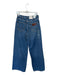 Wrangler Size 27 Med Dark Wash Cotton High Waist Wide Leg Jeans Med Dark Wash / 27