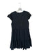 Alice & Olivia Size 2 Black Modal Blend Cap Sleeve Back Zip Drop Waist Dress Black / 2
