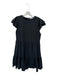 Alice & Olivia Size 2 Black Modal Blend Cap Sleeve Back Zip Drop Waist Dress Black / 2