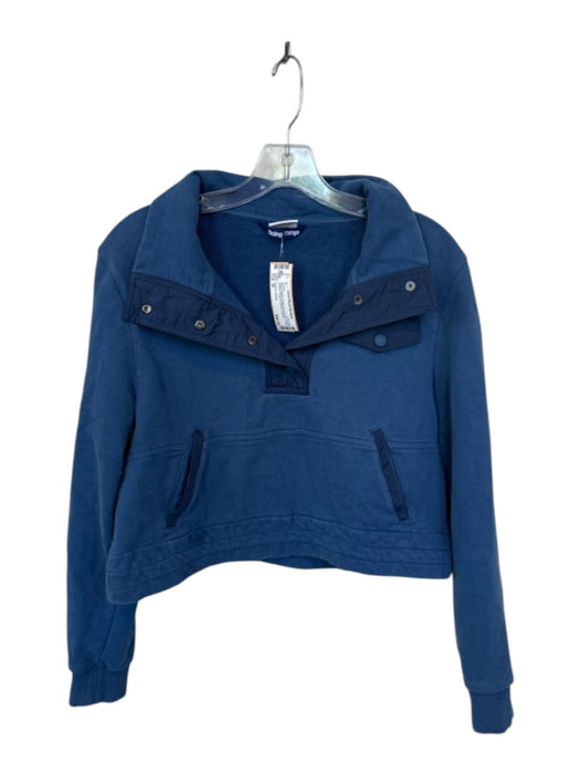 Outdoor Voices Size M Navy Organic Cotton Long Sleeve Snap buttons Jacket Navy / M
