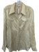 Acne Studios Size 40 Butter Yellow Silk Blend Long Sleeve Button Down Top Butter Yellow / 40