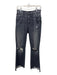 Mother Superior Size 27 Faded Black Cotton Denim distressed Crop Jeans Faded Black / 27