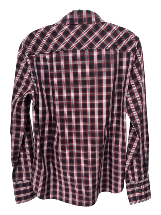 Isabel Marant Etoile Size 40 Black, Red, White Cotton Long Sleeve Plaid Top Black, Red, White / 40