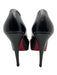 Christian Louboutin Shoe Size 39.5 Black Leather Peep Toe High Heel Pumps Black / 39.5