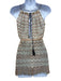 Missoni Size 6 Yellow, Orange, Blue & Pink Viscose Sleeveless Chevron Top Yellow, Orange, Blue & Pink / 6
