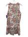 Perry Walker Size 2 White, Blue, Pink Cotton Block Printed Botanical Dress White, Blue, Pink / 2