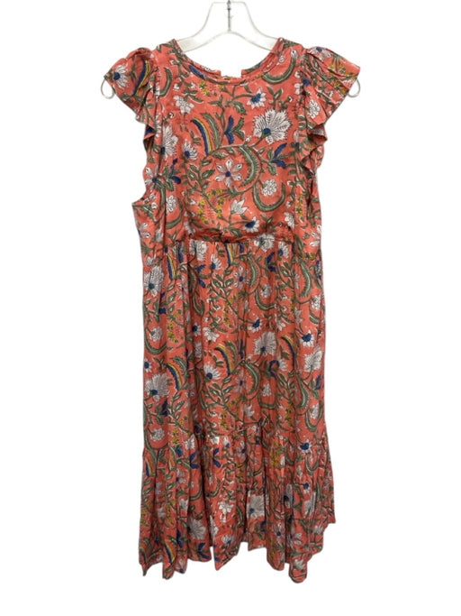 India Collection Emerson Fry Size XS/S coral pink, green, blue Modal Dress coral pink, green, blue / XS/S