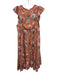 India Collection Emerson Fry Size XS/S coral pink, green, blue Modal Dress coral pink, green, blue / XS/S
