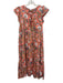 India Collection Emerson Fry Size XS/S coral pink, green, blue Modal Dress coral pink, green, blue / XS/S