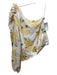 Cami NYC Size S Yellow, Green, Cream Cotton Blend Floral One Shoulder Top Yellow, Green, Cream / S