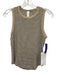 Lululemon Size 6 Beige & Brown Modal Blend Knit Stripe Sleeveless Top Beige & Brown / 6