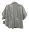 Rag & Bone Size M White & Blue Cotton Striped Short Sleeve Button Front Top White & Blue / M