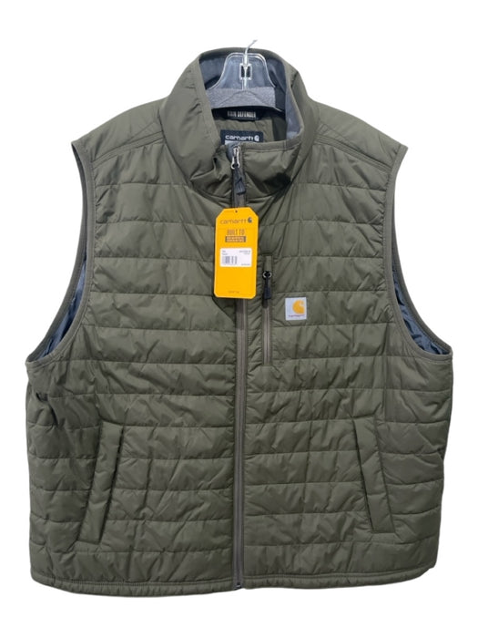 Carhartt NWT Size 2XL Olive Synthetic Quilted Vest Men's Jacket 2XL