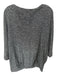 St John Size 16 Black & White Wool Blend Tweed 3/4 Sleeve One Button Neck Blazer Black & White / 16