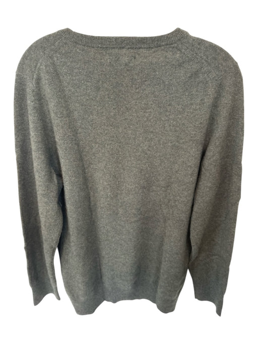 Naadam Size XL Olive Cashmere Long Sleeve Ribbed Collar Sweater Olive / XL
