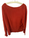 Marina Sport Size XL Burnt Orange Wool Blend Knit Long Sleeve Rib Detail Sweater Burnt Orange / XL
