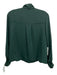 Wilfred Size Small Dark Green Polyester Blend Long Sleeve Tie Neck Top Dark Green / Small