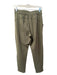 The Group Babaton Size S Army Green Nylon Blend Elastic Waist High Rise Pants Army Green / S