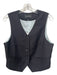 Wildfang Size M Black Polyester Button Vest Top Black / M