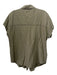 Marine Layer Size M Olive Green Cotton Textured Short Sleeve buttondown Top Olive Green / M