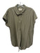 Marine Layer Size M Olive Green Cotton Textured Short Sleeve buttondown Top Olive Green / M