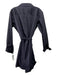 Alex Mill Size M Black Cotton Breast Pocket Buttondown Long Sleeve Sash Romper Black / M