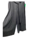 Jennifer Glasgow Size L Black Lyocell Zip & Button High Rise Pleated Wide Pants Black / L