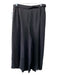 Jennifer Glasgow Size L Black Lyocell Zip & Button High Rise Pleated Wide Pants Black / L