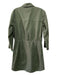 Veronica Beard Size 10 Olive Green Cotton Button Up Long Sleeve Collar Dress Olive Green / 10