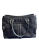 Tumi Black & Gray Triple Compartment 2 handles Top Zip Satchel Bag Black & Gray / Medium