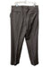 Zanella Size 36 Brown Wool Solid Dress Men's Pants 36