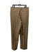 Zanella Size 36 Tan Wool Blend Solid Dress Cuffed Men's Pants 36