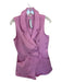 LFD Size S Purple Polyester Sleeveless Stitching Detail Romper Purple / S