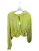 FP Movement Size Est S Lime Cotton Hood Full ZIp Cropped Jacket Lime / Est S