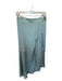 Free People Size 4 Slate Blue Polyester Side Zip Slit Midi Skirt Slate Blue / 4