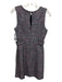 Shoshanna Size 2 Navy, Red & Aqua Cotton Blend Tweed Sleeveless Dress Navy, Red & Aqua / 2