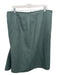 Armani Collezioni Size 12 Dark Green Wool Knee Length Straight Skirt Dark Green / 12