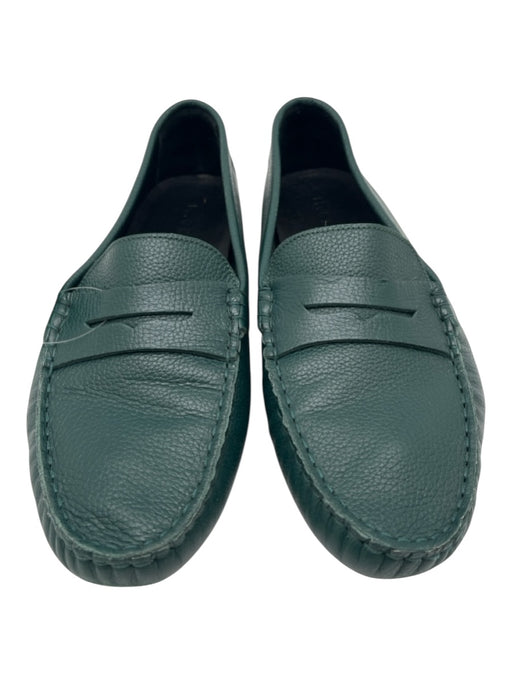 M. Jemi Shoe Size 43 Dark Green Leather Penny Loafer Driver Loafers Dark Green / 43