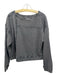 Pilcro Size L Gray Cotton Patchwork Long Sleeve Top Gray / L